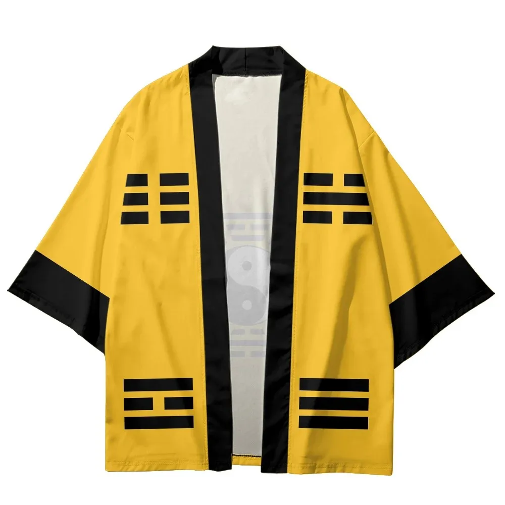 سترة شاطئ عصرية صينية تقليدية من باغوا على الطراز الياباني كيمونو للاستخدام الخارجي، سترة شاطئ كلاسيكية كلاسيكية عصرية تاوست هاوري