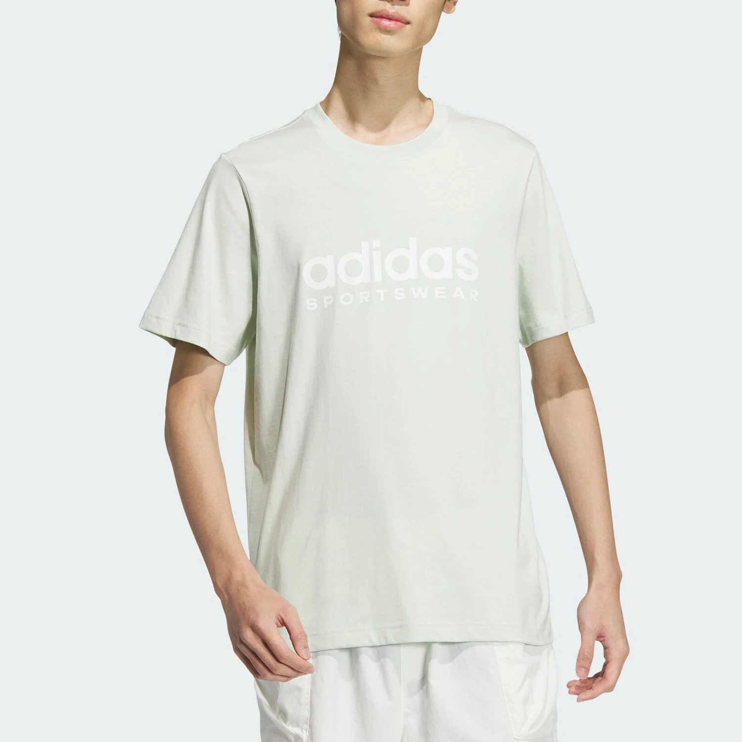 

Adidas genuine V BIG LOGO T Unisex Sport Casual Round Neck T-Shirt JI9072