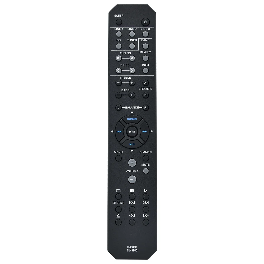 for Yamaha RAX33 Audio/Video Receiver Remote Control for R-S202, R-S202BL (ZU49260)