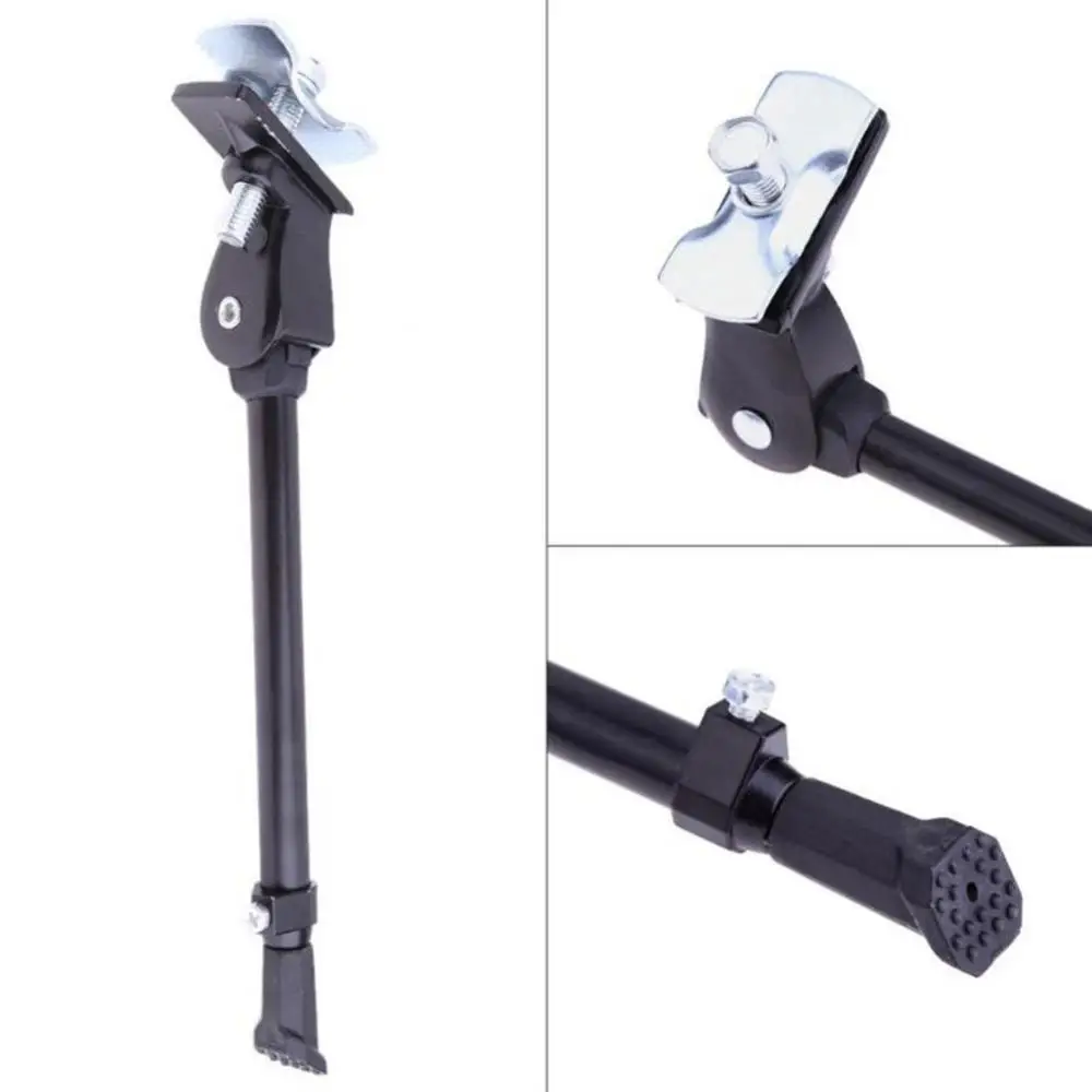 Bike Part Adjustable Bike Parts Aluminum Alloy 28-36cm Bicycle Support Kickstand Mountain Bike Parts