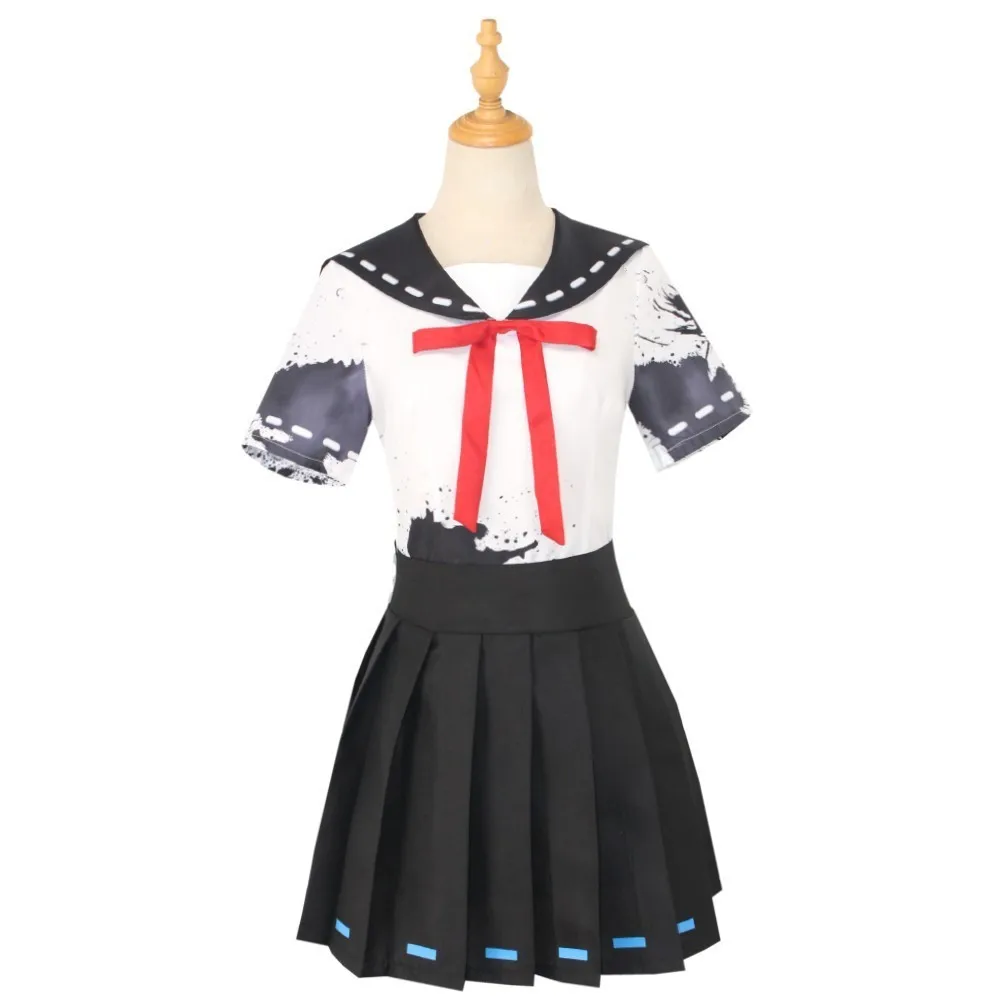 Anime Tomie Kawakami Cosplay Costume JK Uniform and Wig Anime Set Carnival Suit for Halloween Party Women