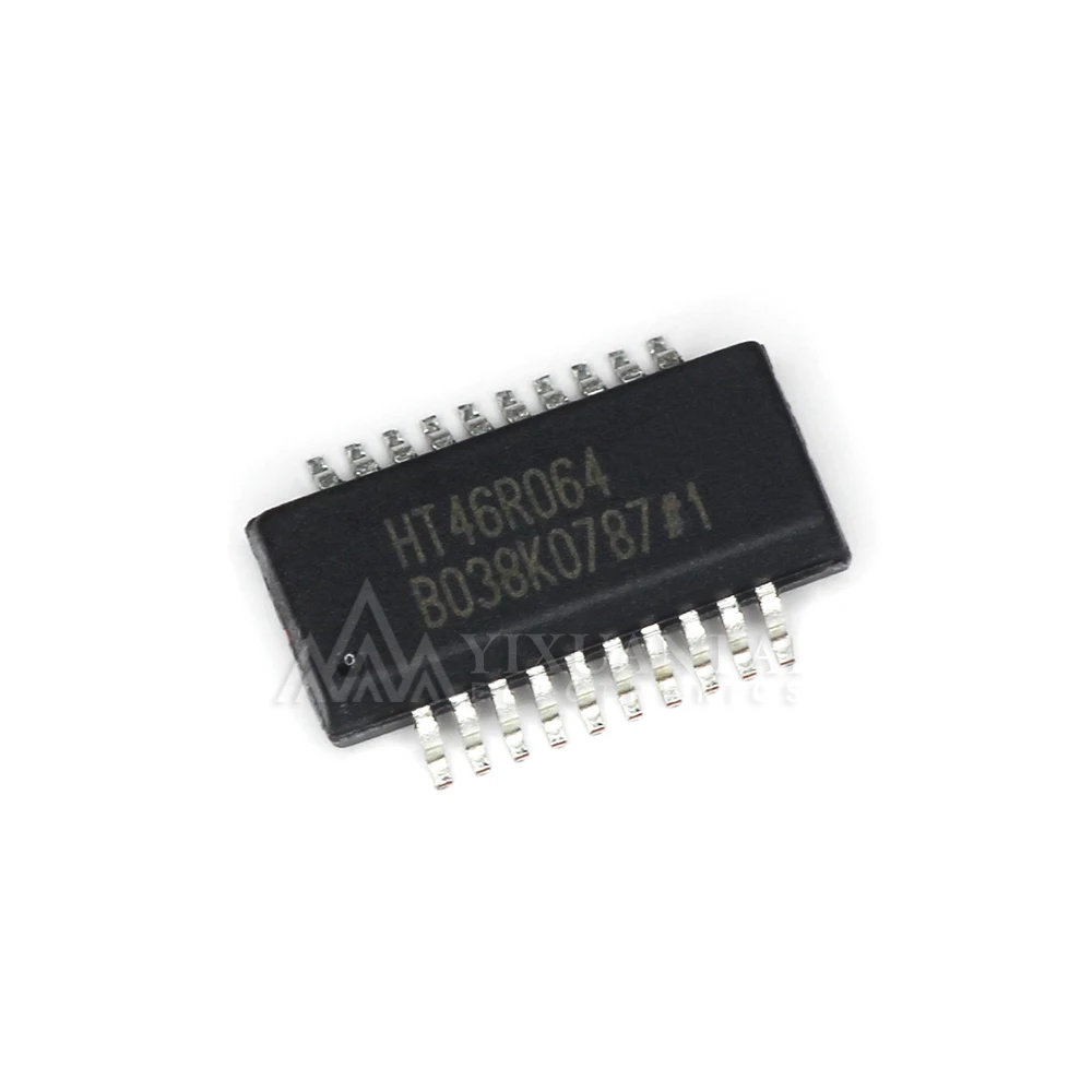 10PCS/LOT NEW Original HT46R064B  Marking HT46R064B MICROCONTROLLER  8-BIT  UVPROM  12MHZ  CMOS  PDSO16 (Also Known As: HT46R064