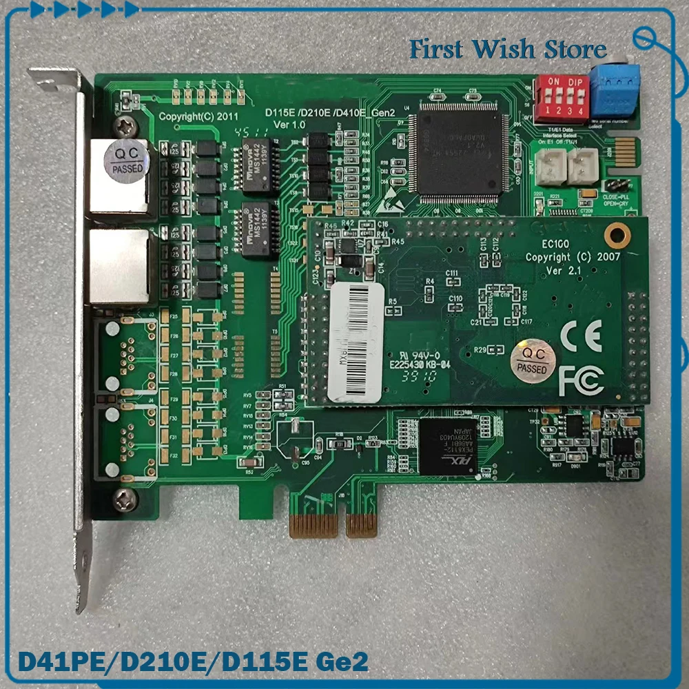 For OpenVox Digital voice card D41PE/D210E/D115E Ge2 VER1.0