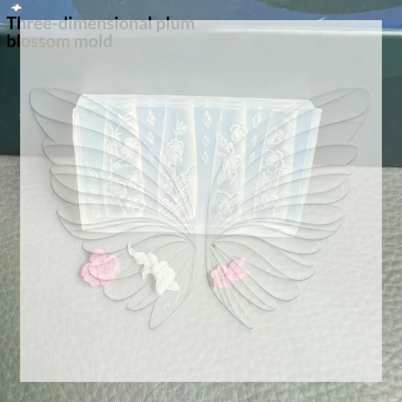 High Transparency Nail Art Silicone Mold 1Pcs Chinese Style Button Shape for Salon DIY Nail Decoration Making