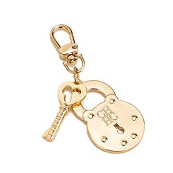 Exquisite pendant lock design, bag accessories, zipper, keychain, fashionable gift box packaging