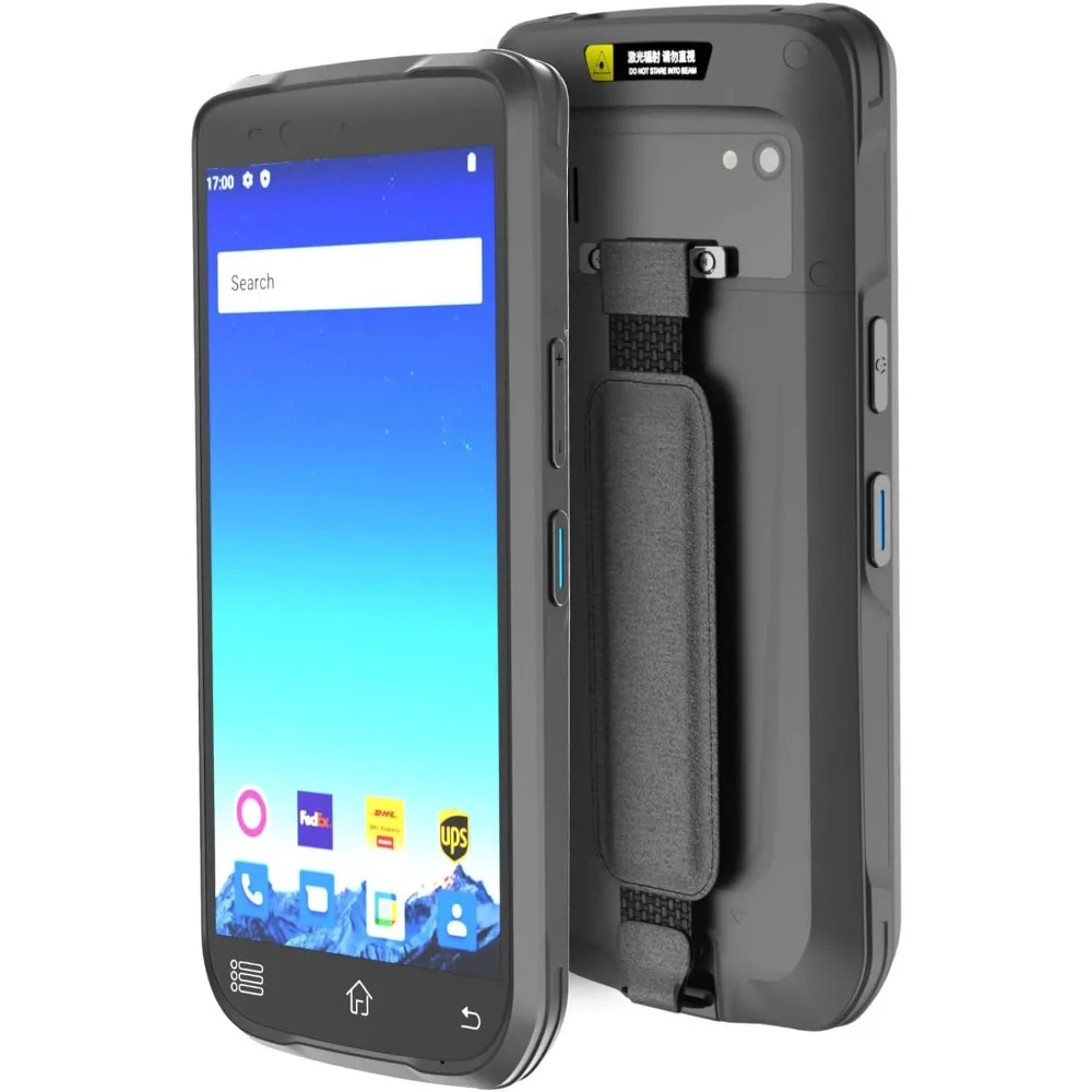 

Прочный сканер штрих-кода Android, портативный мобильный компьютер, 1D 2D QR-код, NFC-считыватель IP66, 4G, Wi-Fi, 6,0 дюйма, сенсорный экран для инвентаря