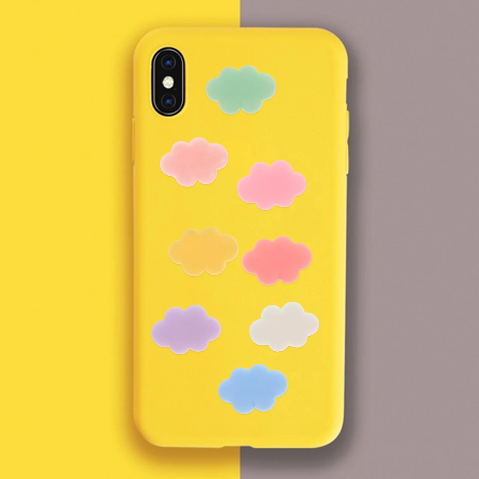 

50Pcs Resin Cloud DIY Patches Craft Making Supplies Hairpin Phone Case Decorations Handicraft Ornaments Patches