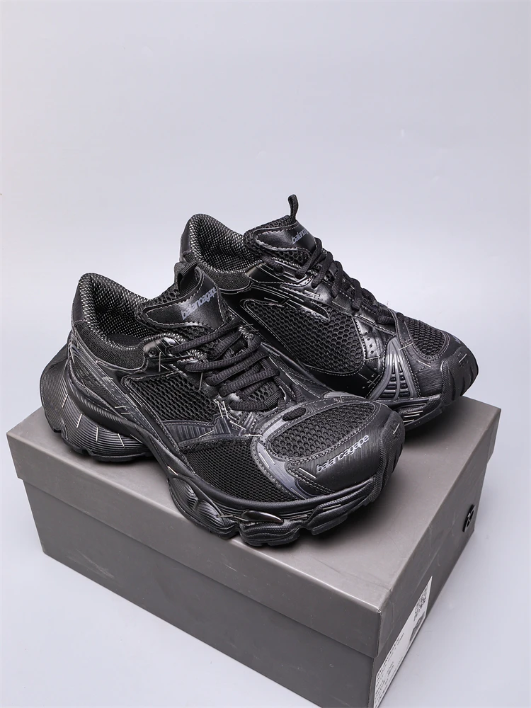 

Autumn and winter poop feeling retro casual thick sole height increasing versatile couple dad sports shoes
