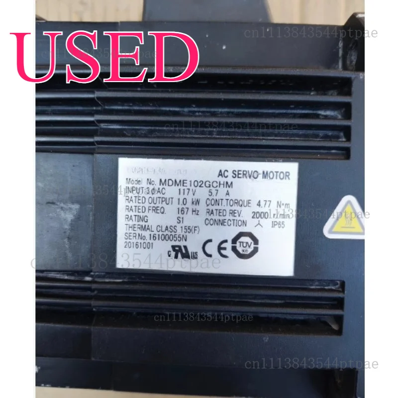 Mdme102gchm 1kw with brake, motor, rated torque 3.18n・m, rated speed 3000rpm, ac200v (actual picture taken)
