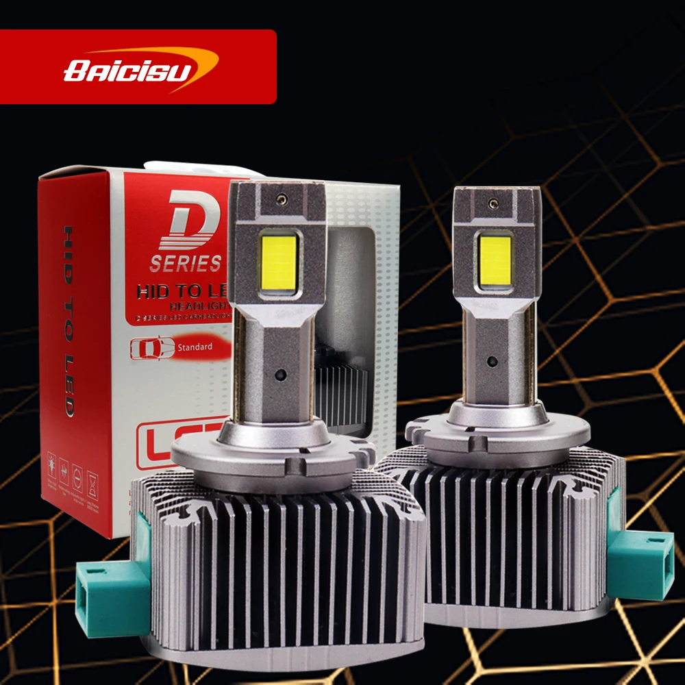 

BAICISU Car Light D1S D4S D2S LED Canbus Headlight D3S D2R D4R D5S D8S Kit to Replace HID Lights for bmw benz Audi