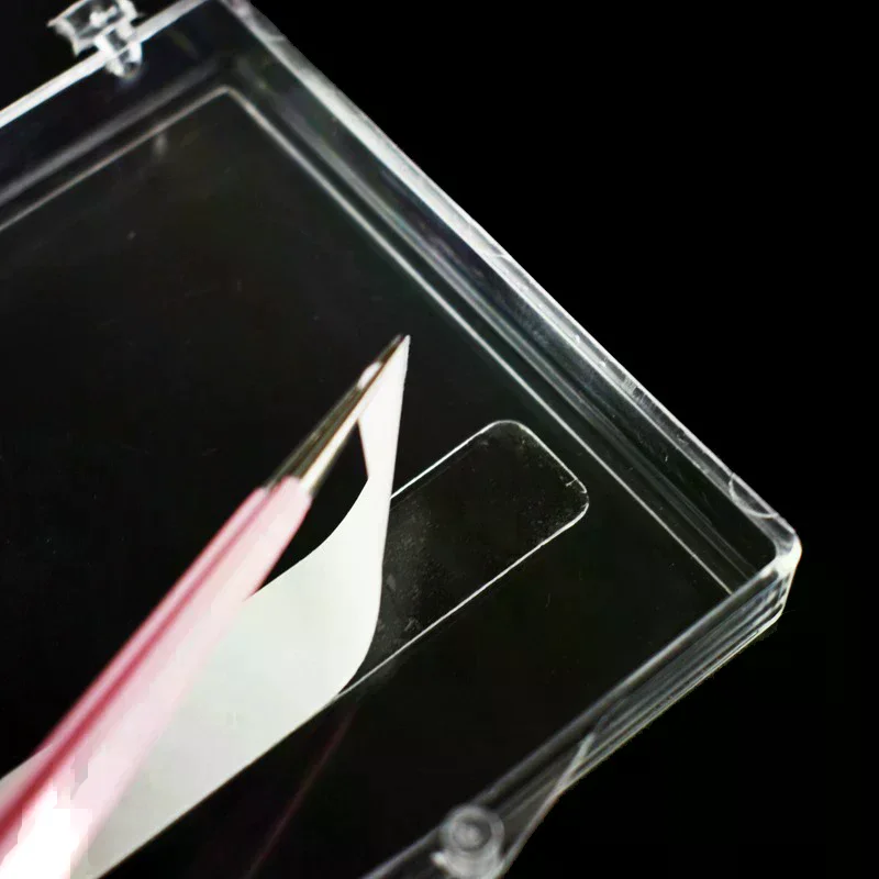 30 قطعة شريط لاصق للأظافر الشفافة الأظافر كاذبة عرض موقف ملصقات الغراء على الوجهين لصق مانيكير ممارسة عرض أدوات