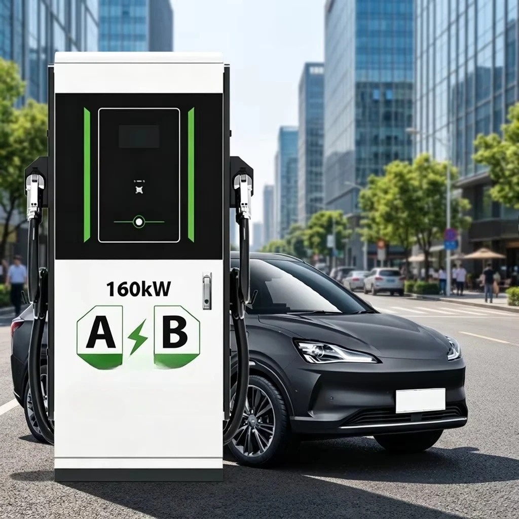 Smart Ev Charging Stations DC Fast Charger 120kW with 4G Module and Ethernet