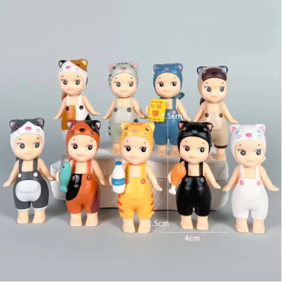 Caja ciega de la serie S Angel, adornos de figuras de Anime, muñecos bonitos para fanáticos, Mini figura de Anime sorpresa, bonito juguete de regalo de cumpleaños