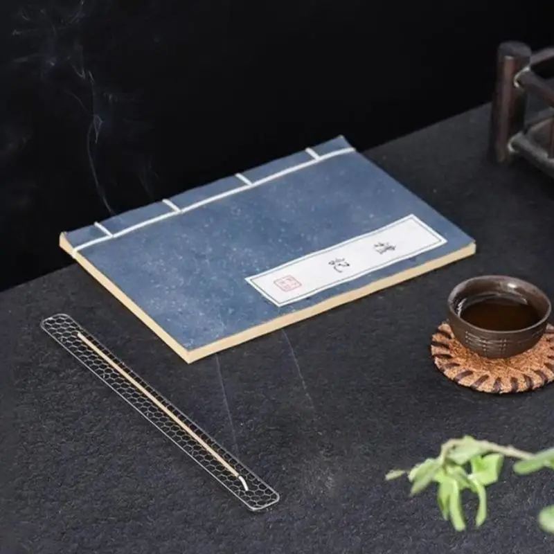 【CC】Metal Incense Burner Pad Heat-Resistant Mesh Stand For Tea Room, Yoga & Meditation Space