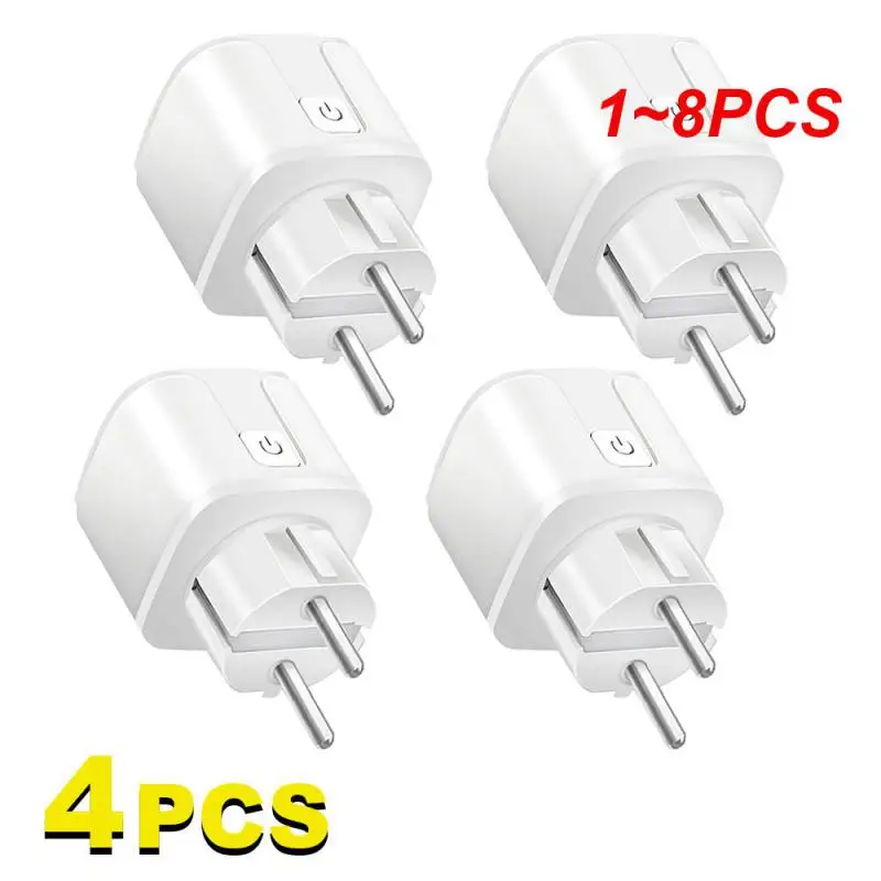 

1~8PCS Wireless Remote Socket Fireproof Overcharge Protection With Power Monitor Fire Retardant Timer Smart Life