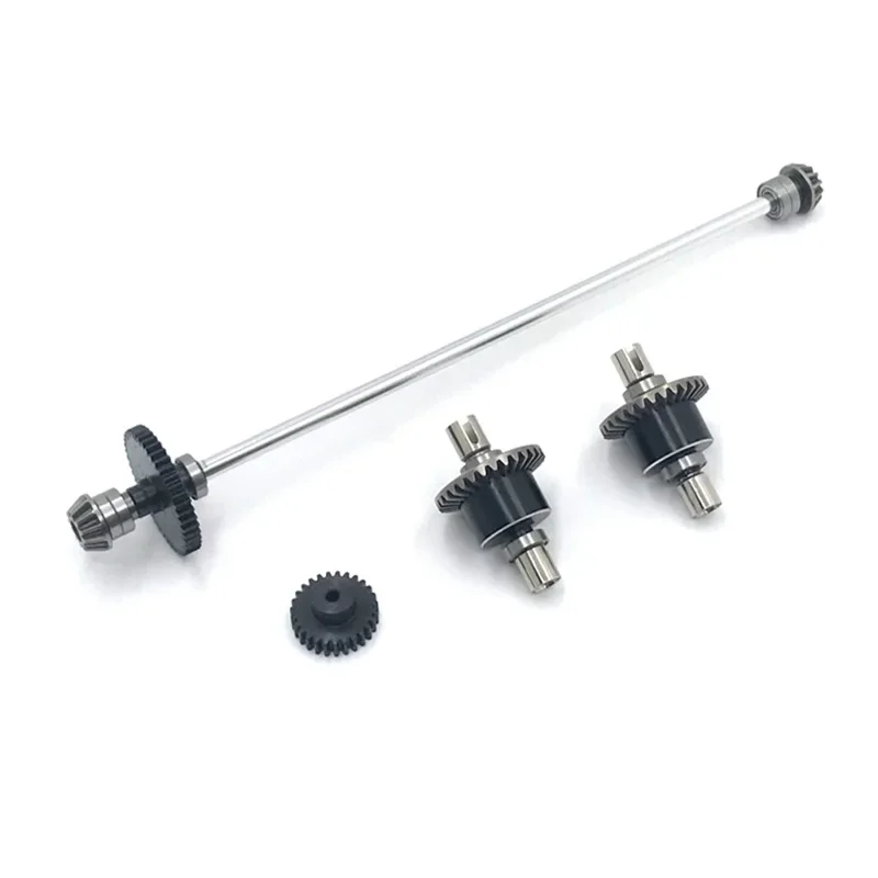 Train de transmission différentielle pour Wlotys 124016 124017 124018 124019, pièces de mise à niveau en métal, modèle Rc, voiture sur chenilles, camion, Buggy