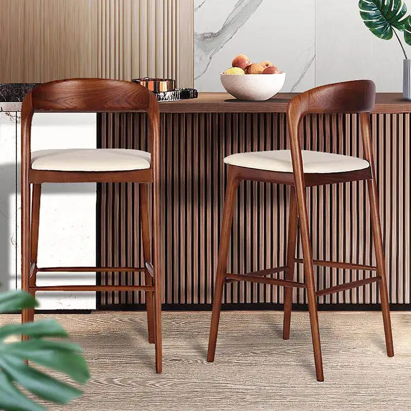 Tabourets de bar ergonomiques confortables, meubles tendance et minimalistes pour chambre à coucher, coiffeuse et réception