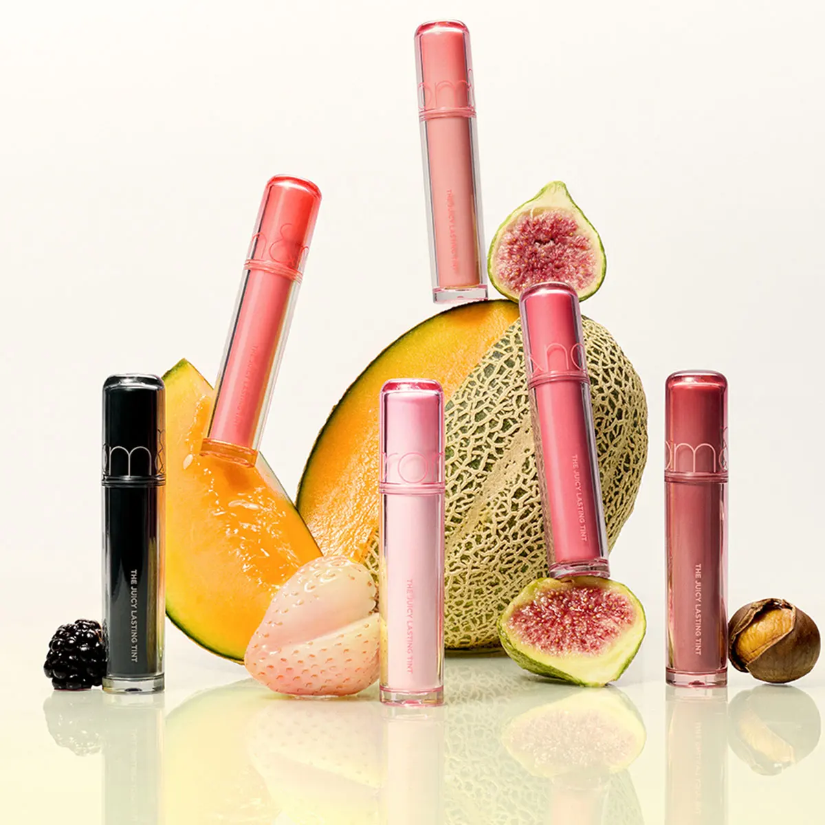 rom&nd THE JUICY LASTING TINT-11 ظلال، ترطيب خفيف الوزن، لمسة نهائية لامعة بمرآة، إصدار خاص، متألق، K-Beauty، مكياج كوري #2