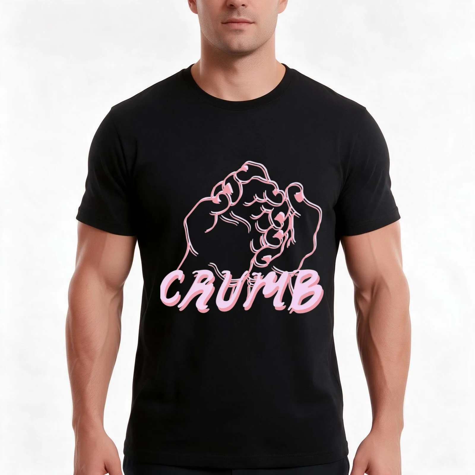 Crumb - Locket T-Shirt Summer Casual Cotton Tee Oversized Streetwear Tops Vintage Graphic Print Loose Fit Short Sleeve