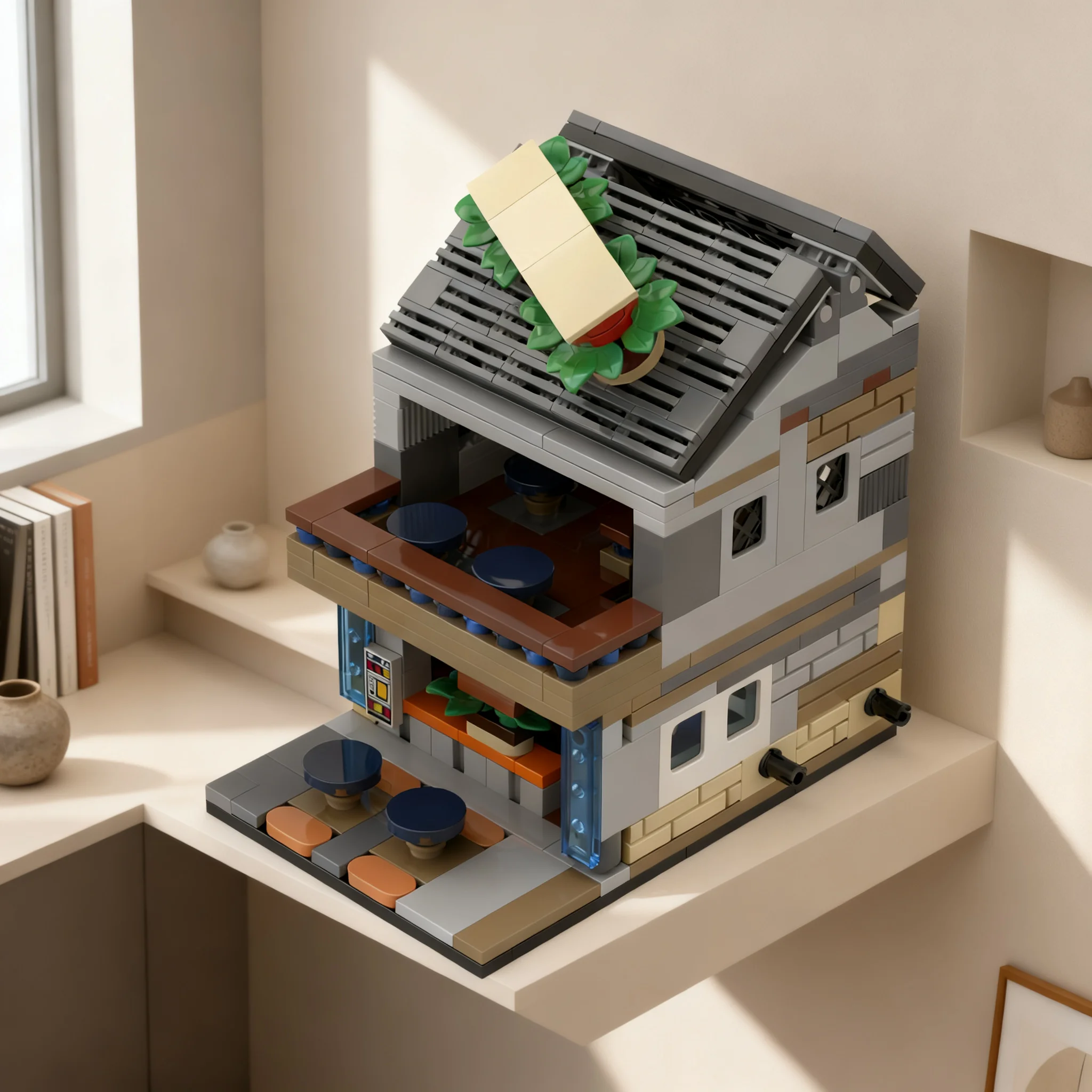Art Craft Ideas For Christmas - 382 ชิ้น MOC MINI Sub Shop
