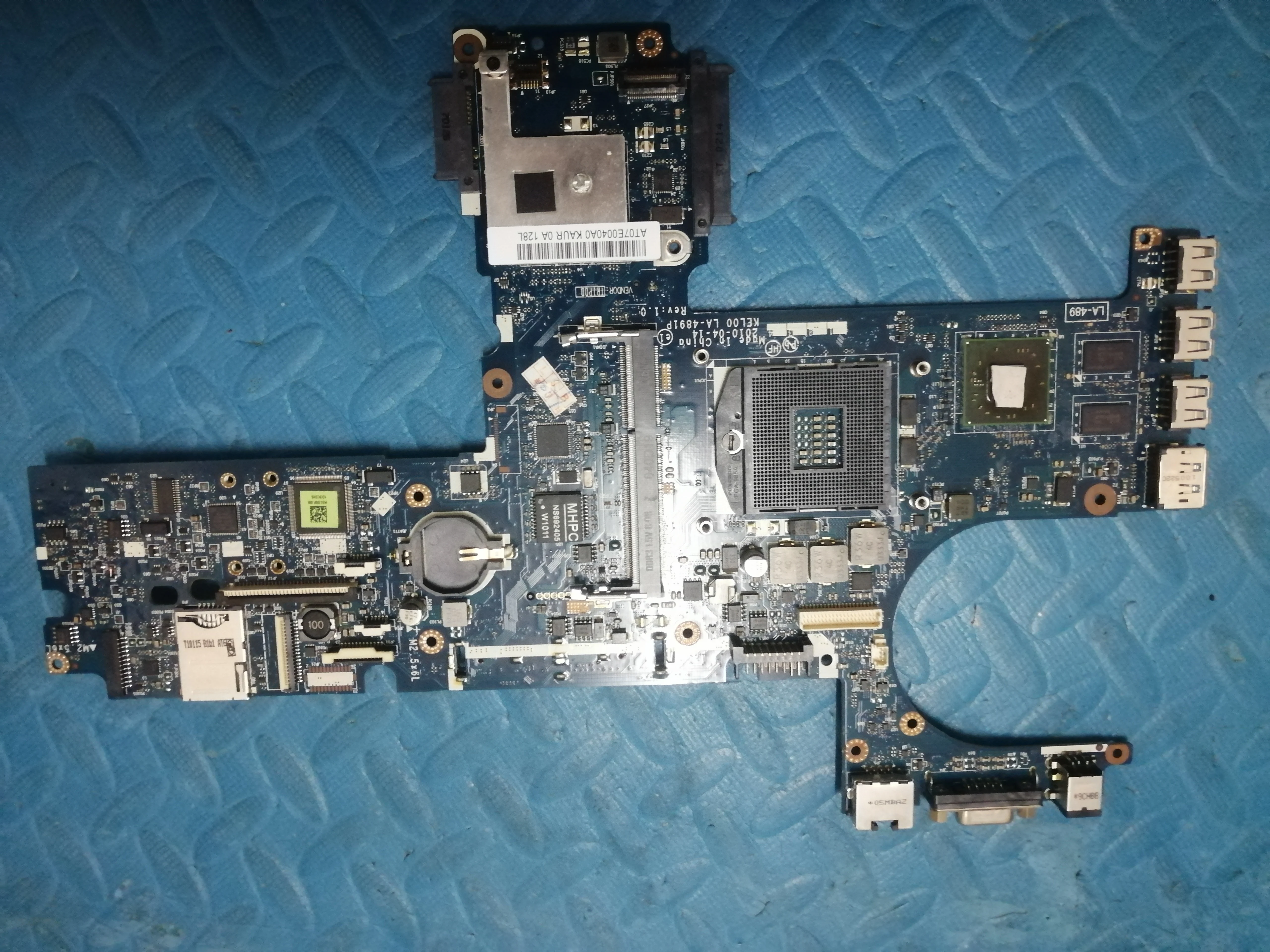 

Probook6440b 6540b motherboard LA-4891P QM57 593841-001