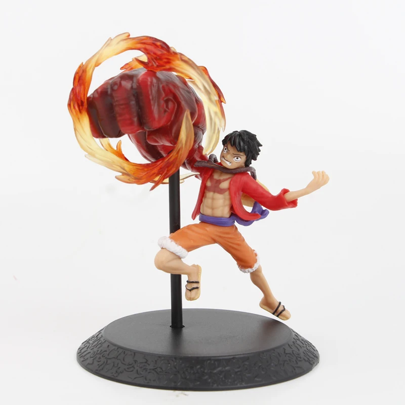 4pcs/set One Piece Nika Luffy  Figures Pvc Model Toys 6.5-10cm