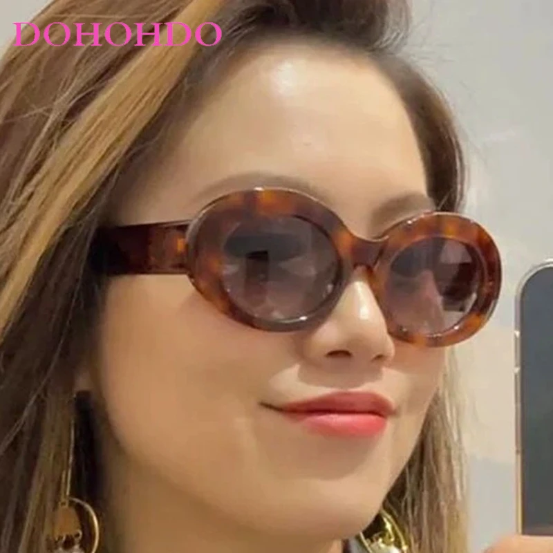 

Retro Zebra Stripe Print Oval Women Sunglasses Classic Round Outdoor Sun Glasses Men Vintage Luxury Fashion Decorative Eyewear