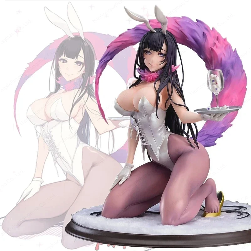 ln stock  Qianye Indescribable Devil Sister Bunny Girl Hand Model Ornament Action Figure Gift