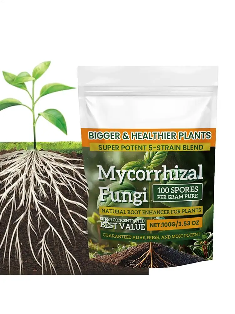 100 جرام مسحوق الأسمدة النباتية نمو النبات الأسمدة المغذية مكمل تأصيل آمن وفعال لزراعة التربة المائية #4