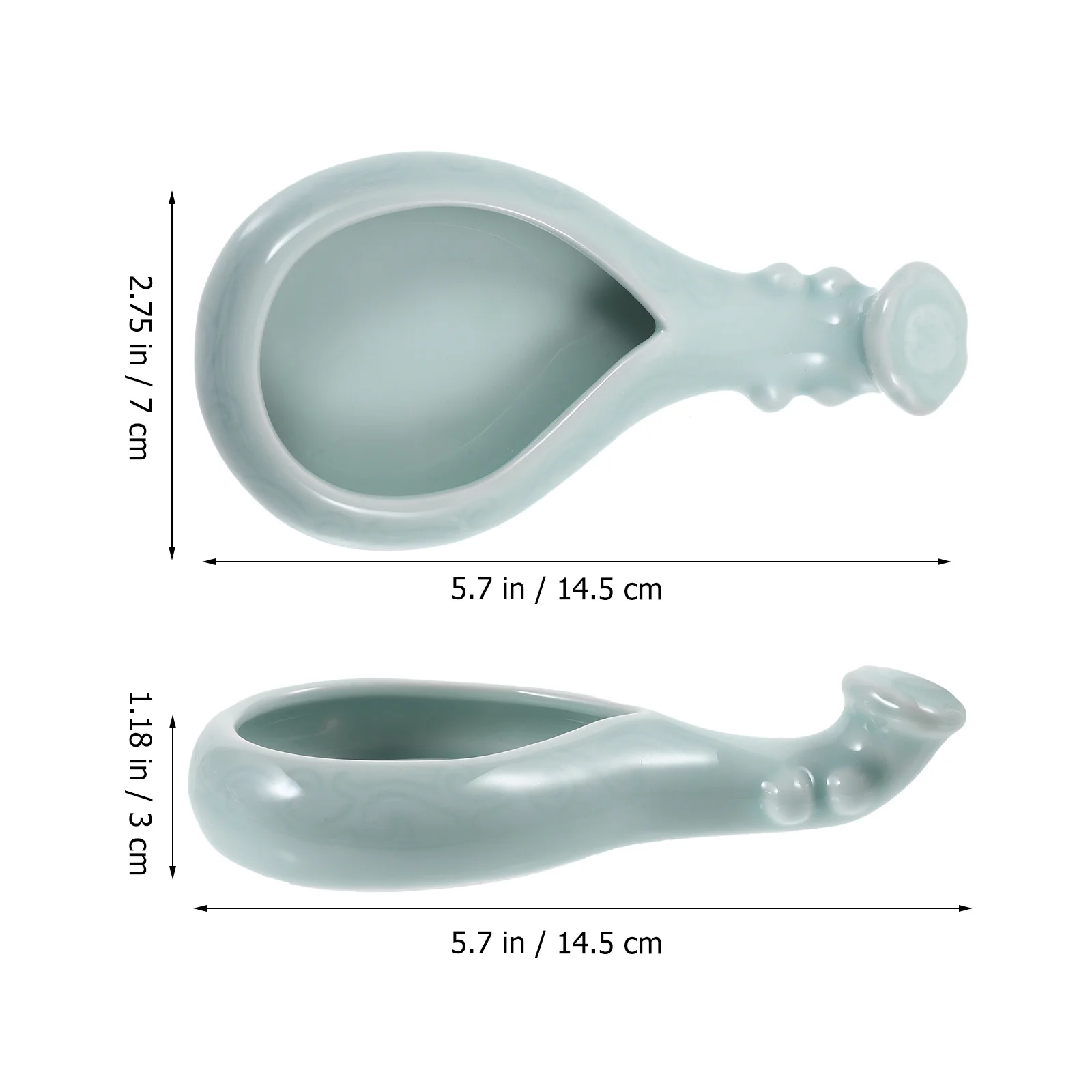 طبق حبر من السيراميك، مستلزمات الخط المحمولة الرائعة وخفيفة الوزن للرسم والكتابة في غرفة الدراسة المزخرفة لسطح المكتب