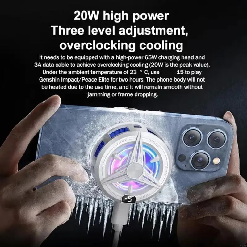 Enfriador magnético para teléfono: radiador y ventilador de calor - imagen 3