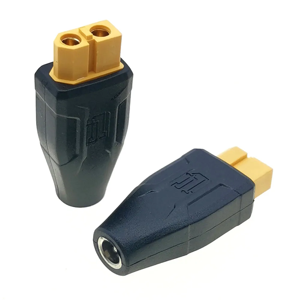 1pc XT60 Female Conversion Head to DC 5.5*2.1 5.5*2.5 Charging Adapter Plug Connector for Airplane Model Energy Storage Power