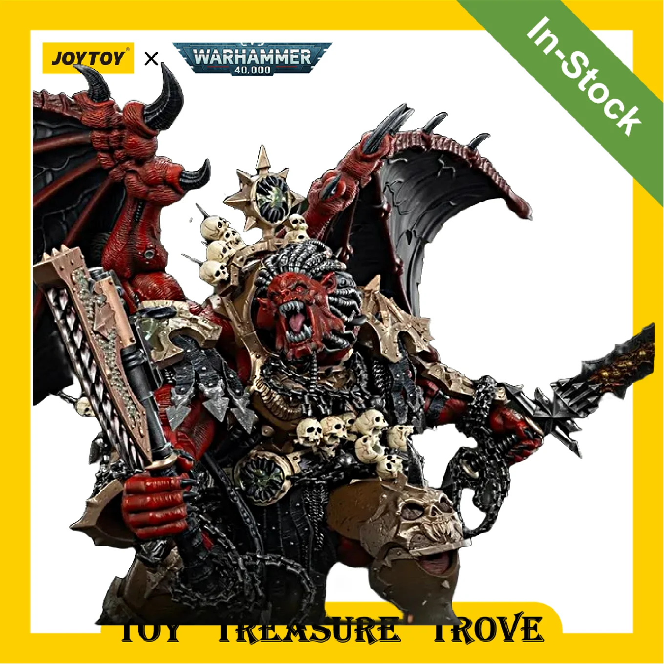 

[IN STOCK] JOYTOY Warhammer 40k 1/18 Action Figures World Eaters Angron Daemon Primarch of Khorne Anime Figures