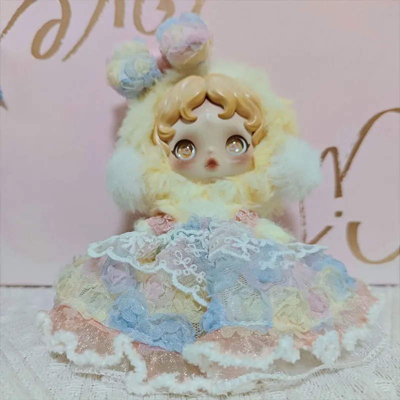 

10cm Mini Doll Clothes For Skullpanda V1/V2 L'Impressionnisme Series Clothing Cute Princess Dress Doll Outfit Accessories Gift