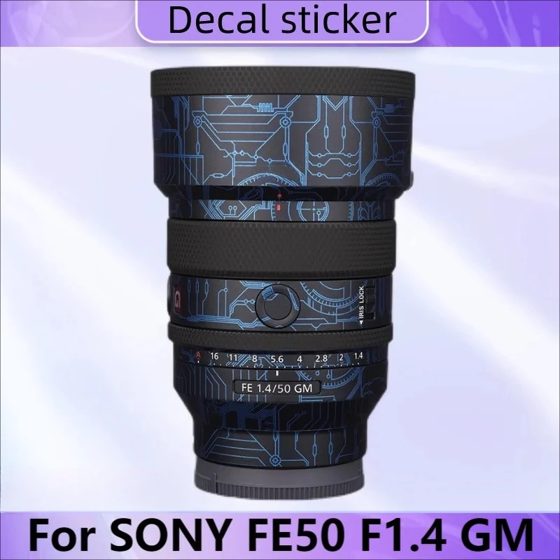 ソニー-fe-50mm-f14-gm用-デカール-スキン-ビニール-ラップ-フィルム-カメラ-レンズ-ボディ-保護-ステッカー-プロテクター-コート-50-14-f-14-14gm-f14gm