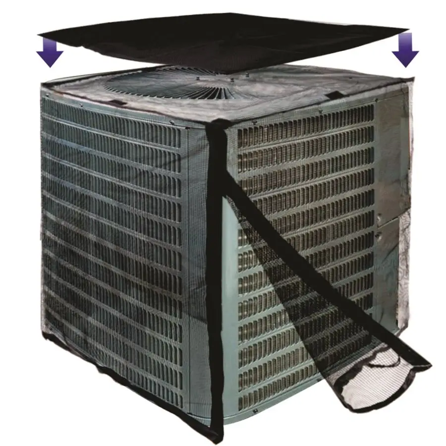 

Чехол для наружного блока центрального кондиционера 26 x 26 x 32 дюйма, универсальный защитный сетчатый чехол для наружного кондиционера, 26 x 26 x 32