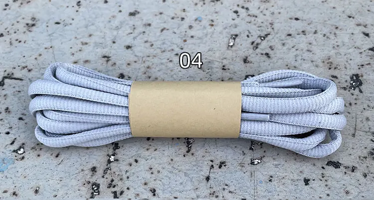 2025 New Flat Semicircular Shoelaces for Women's Sneakers Strap 160/180cm Black Grey Off-White Accessorie for Nike/Arctery