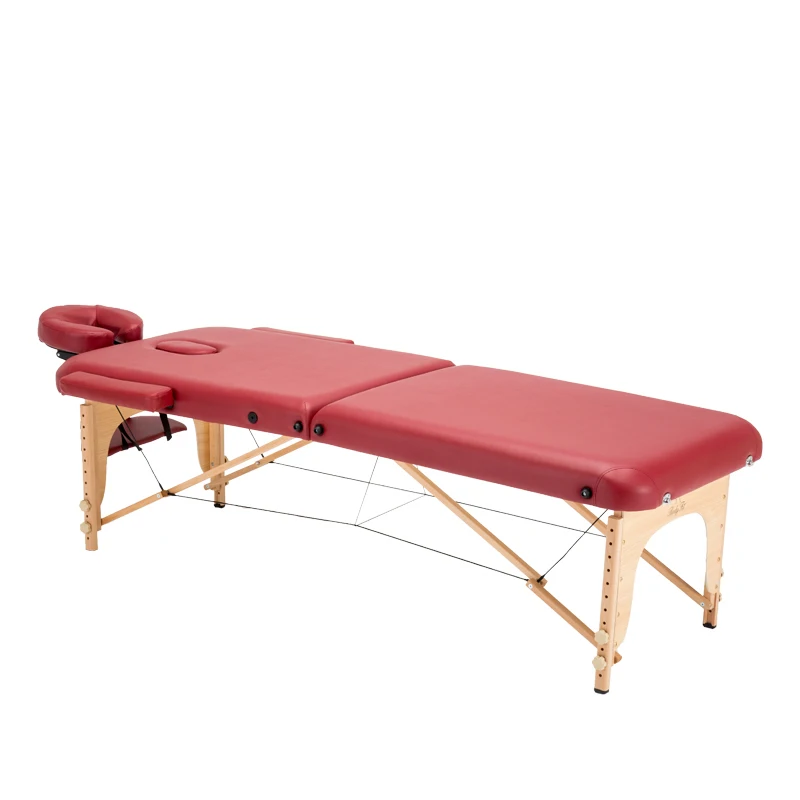 Lit cosmétique en bois pour pédicure, matelas de massage pliant, chaise longue, civière, meubles de beauté, MQ50MB