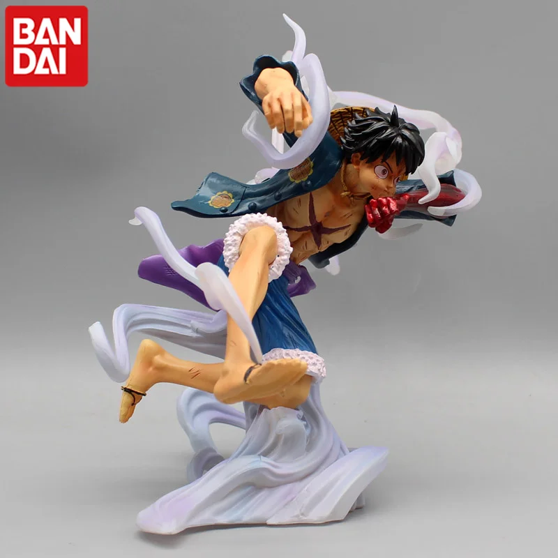 One Piece Gk Fifth Gear Nika Blowing Luffy  Ghost Island Second Gear Awakening Action Figures Model Ornaments Around Toy Gift