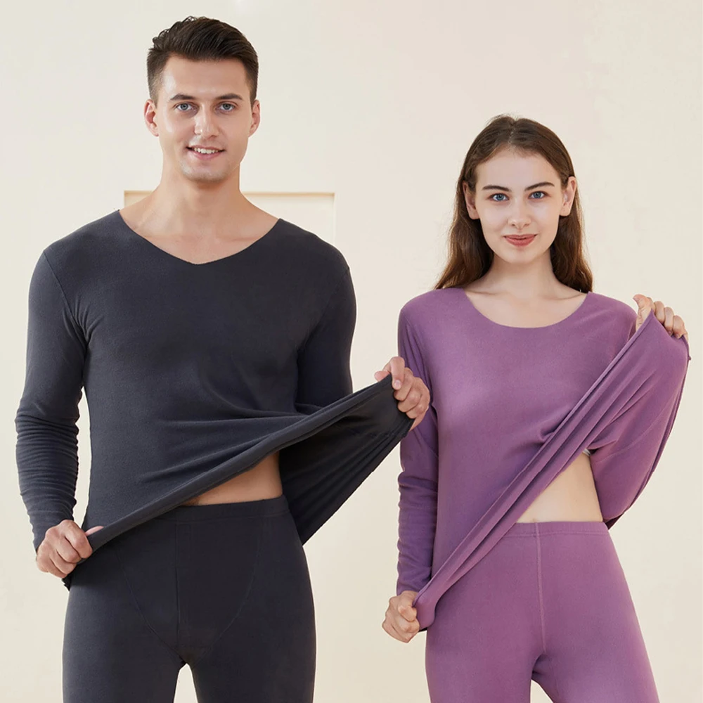 

Мужской красный комплект термобелья, женская зимняя одежда, теплый костюм, топ с длинными рукавами, теплые брюки, леггинсы, термобелье, майка