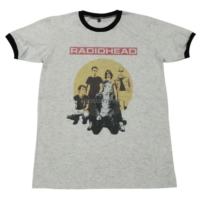 Radiohead Alternative Rock Band Creep Music Retro Gv512 Men Ringer T-Shirt