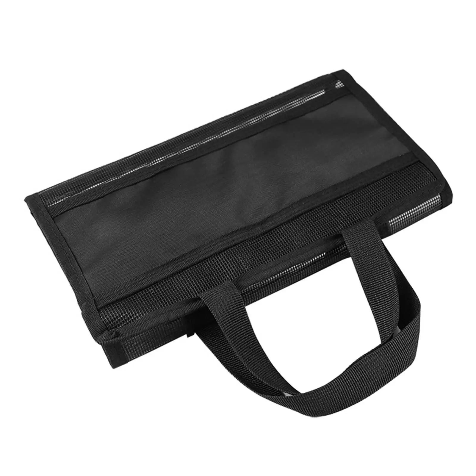 Fishing Accessories Lures Organizer Black Foldable Bag Storage Case for Saltwater Freshwater Angling