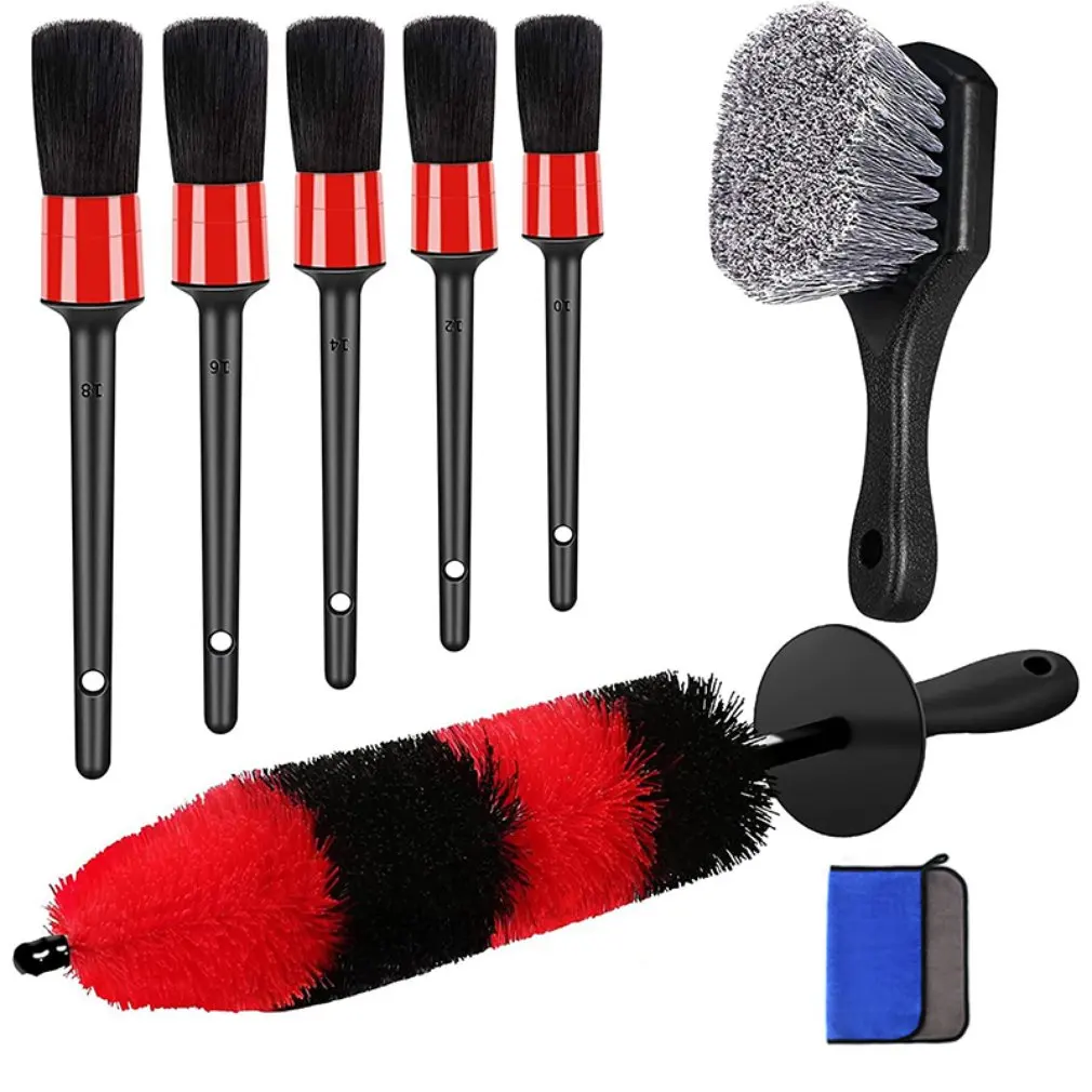 

Car Cleaning Kit Scrubber Drill Detailing Brush Set Car Leather Air Vents Rim Cleaning Dirt Dust Clean Tools Auto Detailing Tool