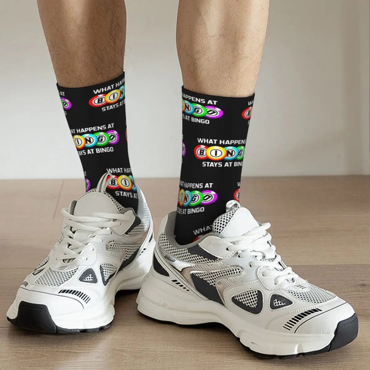 Cosa c' è al Bingo Socks Harajuku calze Super morbide calze lunghe per tutte le stagioni accessori per regalo di compleanno Unisex