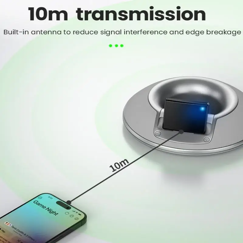 

30 Pin Bluetooth 5.4 Audio Receiver A2DP Music Mini Wireless Adapter For Phone 30Pin Jack Analog Speaker For Car PC