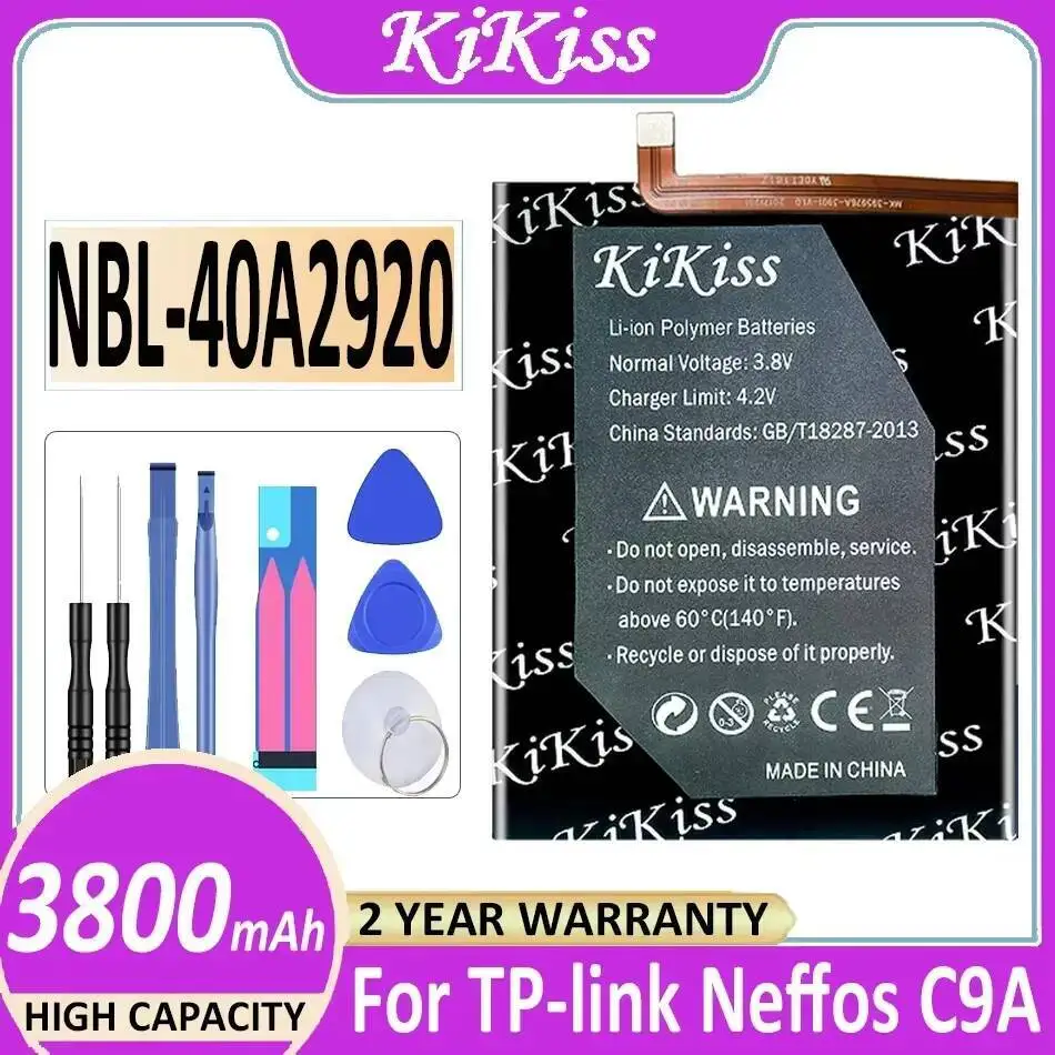 

Для TP-Link Neffos C9A TP706A TP706C аккумулятор мобильного телефона Nbl-40A2920 надежное питание 3800 мАч