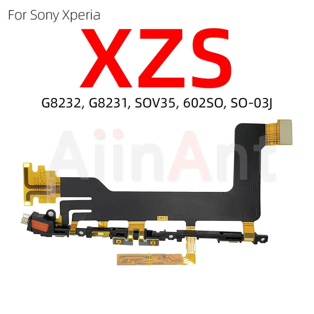 Aiinant on/off Volume Buttons Side Key Power Flex Cable For Sony Xperia X XZ XZs XZ1 XZ2 XZ3 1 2 3 Compact Premium Performance