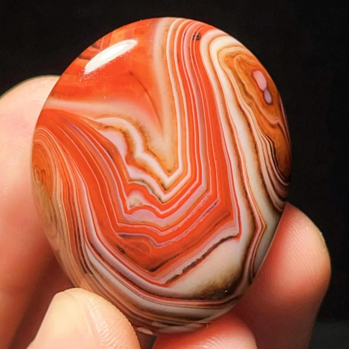 Natural Banded Agate Multi Color, Polished Tumbled, Hand Selected, Desk Decor, Crystal Collection, Table Display, Collector Gift