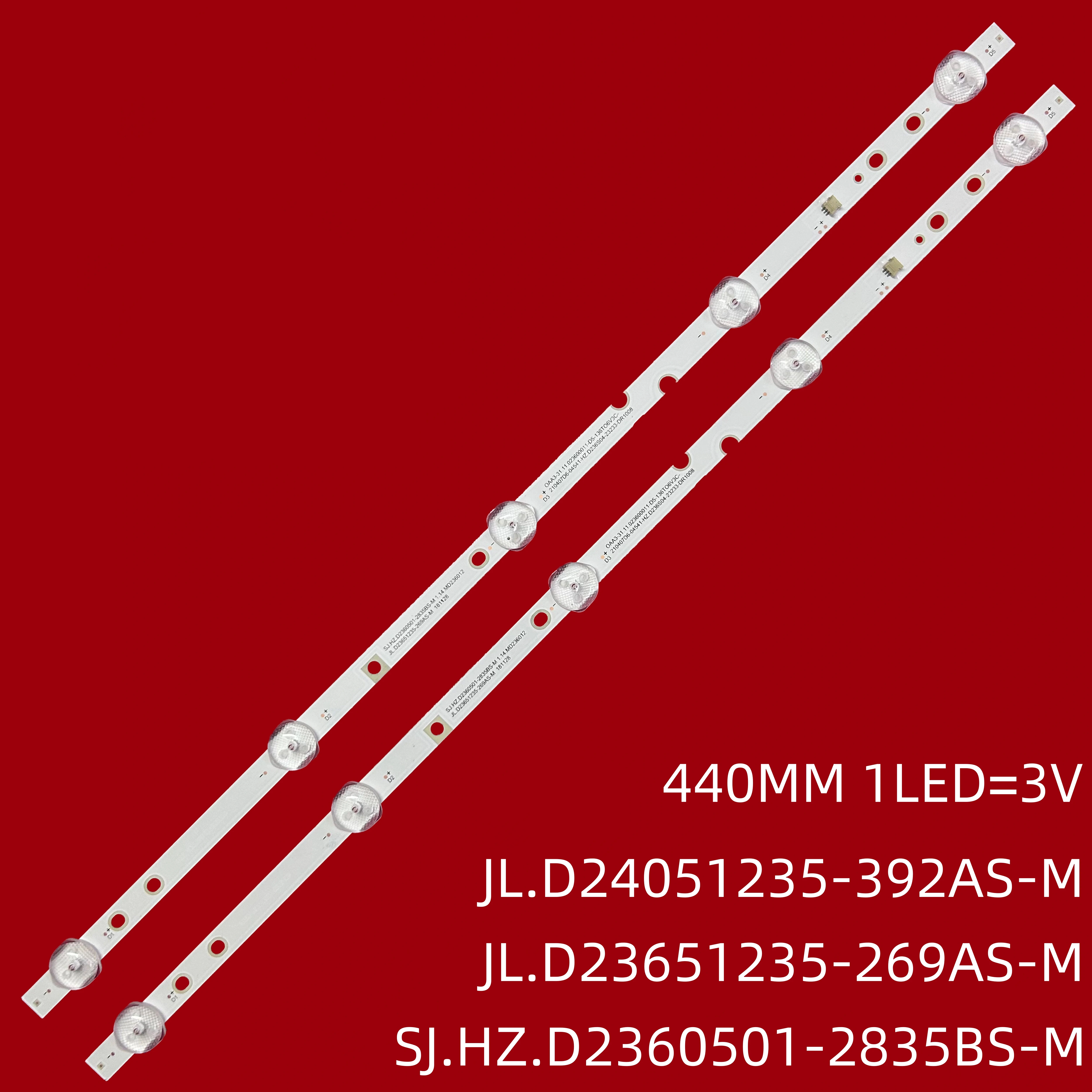 

LED Backlight FOR JL.D23651235-269AS-M Fusion FLTV-24B100 SJ.HZ.D2360501-2835BS-M JL.D24051235-392AS-M