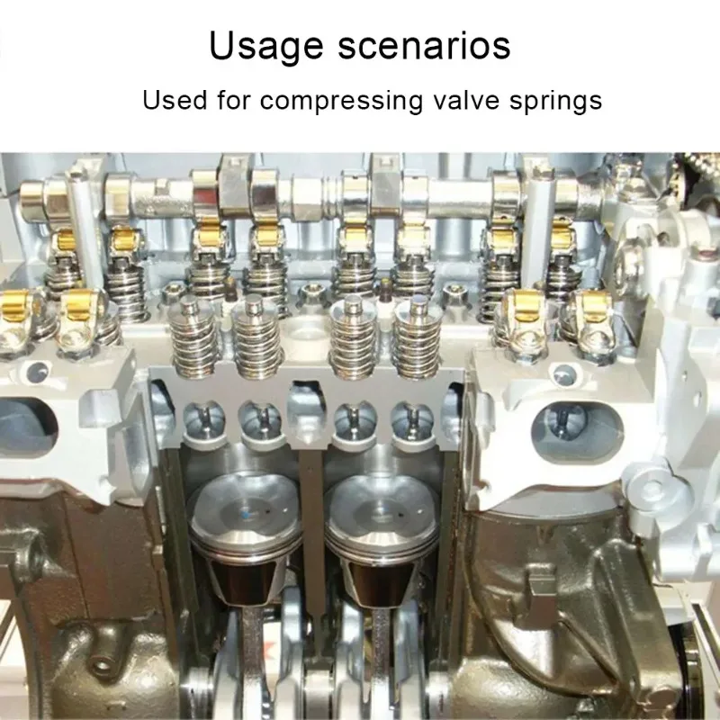 Immagine 7: 1 Pezzo Compressore Universale per Molle Valvole Motore Auto, Strumento di Rimozione e Installazione